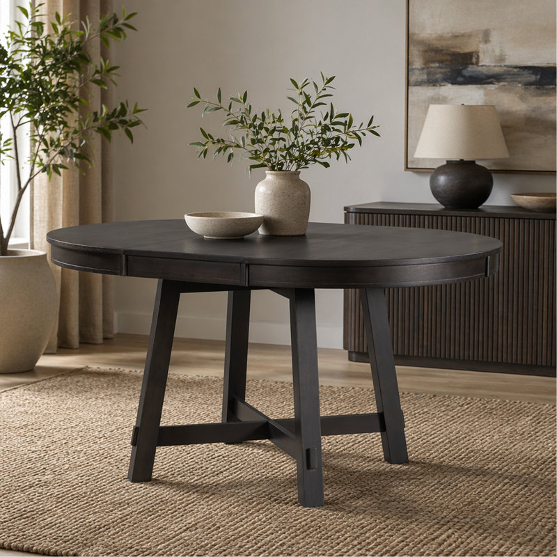 Table de salle à manger extensible Farmhouse, Espresso