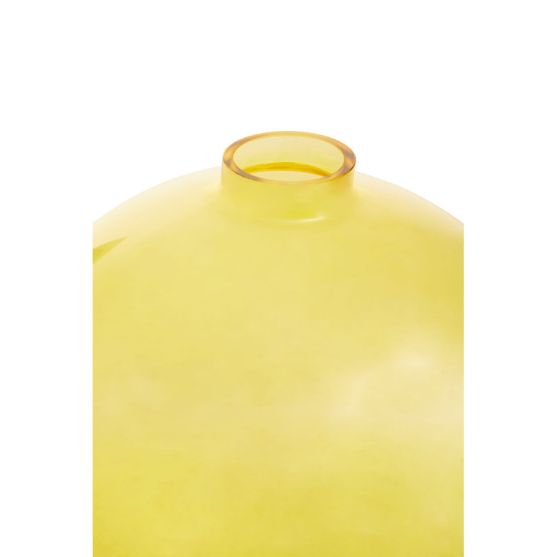 Bree Glass Table Vase, Yellow