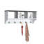 Portemanteaux mural blanc / anthracite Slatington