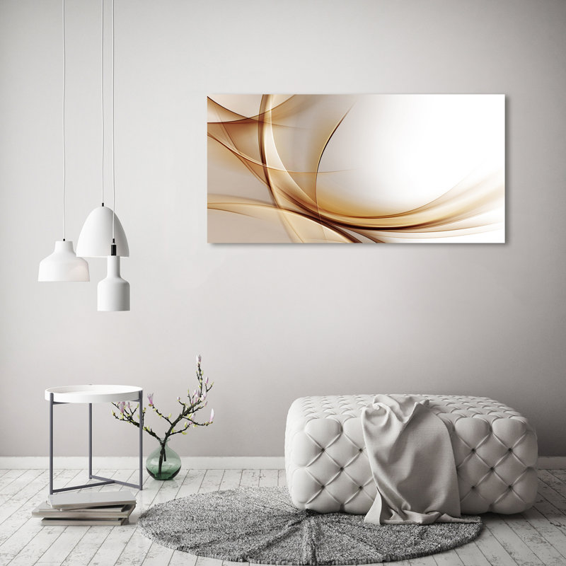 Waves Abstraction - Wrapped Canvas Print