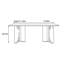 Household stainless steel simple dining table-1324600662