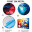 Pop Art, néon, articles de toilette Glow III - mode, impression murale en métal, articles de toilette-1364440613