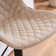 Zager Swivel Adjustable Height Bar Stool Leather Barstools Upholstered Counter Stools Round Base