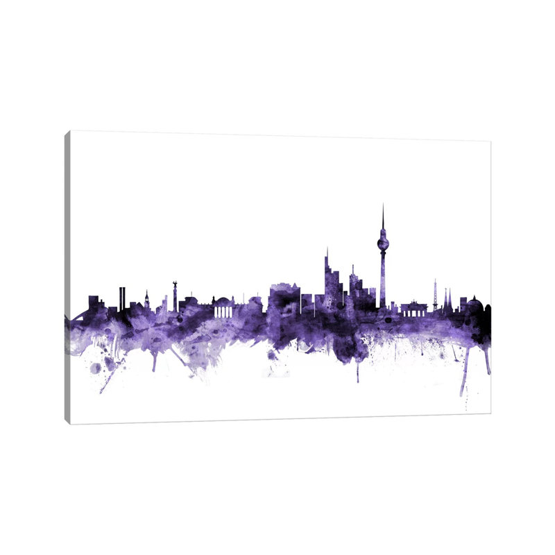 Berlin, Germany Skyline by Michael Tompsett - Wrapped Canvas Gallery-Wrapped Canvas Giclée