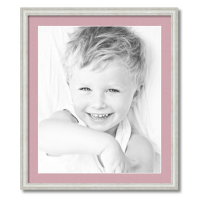 Wood Matte Picture Frame with Mat