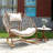 Simple patio casual balcony rocking chair