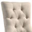 Chaises d'appoint beiges (de 2), ajout classique à la salle à manger, pieds en bois d'hévéa, rembourrage en mousse, teinte chêne vieilli (2), style, forme rectangulaire en bois, nuance