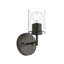 Éclairage pour salle de bain 1 lumière en bronze antique avec abat-jour en verre transparent Replay Collection-131264937-131264939-131264943