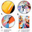 «Cubisme coloré en spirale de vitesse I», art mural abstrait en métal-436042145