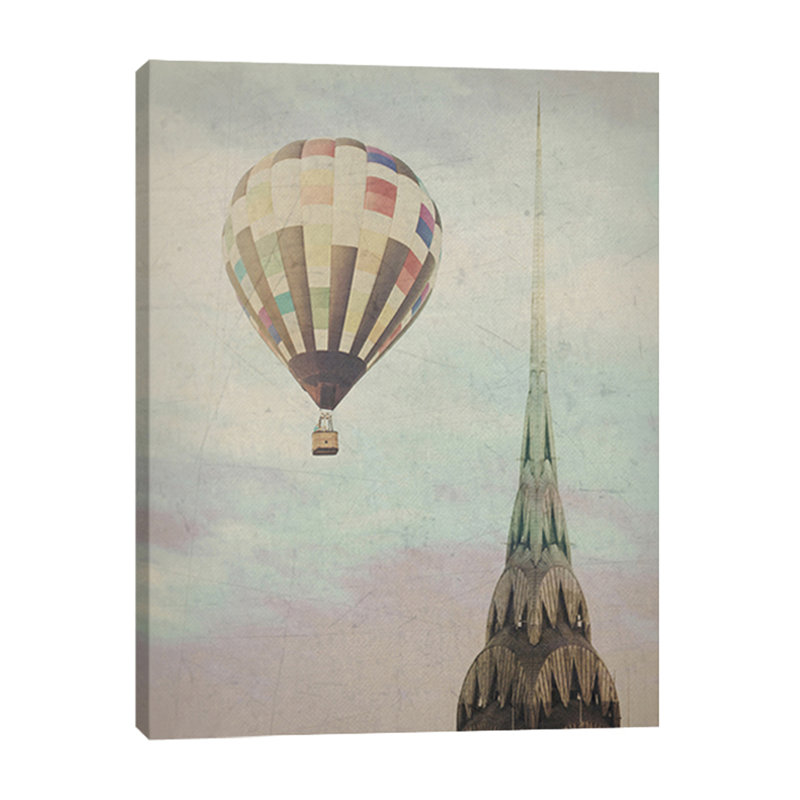 Chrysler Building Balloon by Ashley Davis - Wrapped Canvas Print, 51cm H x 38cm W x 4cm D