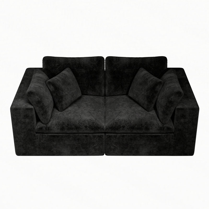 Modular Cloud Sectional Sofa No Assembly