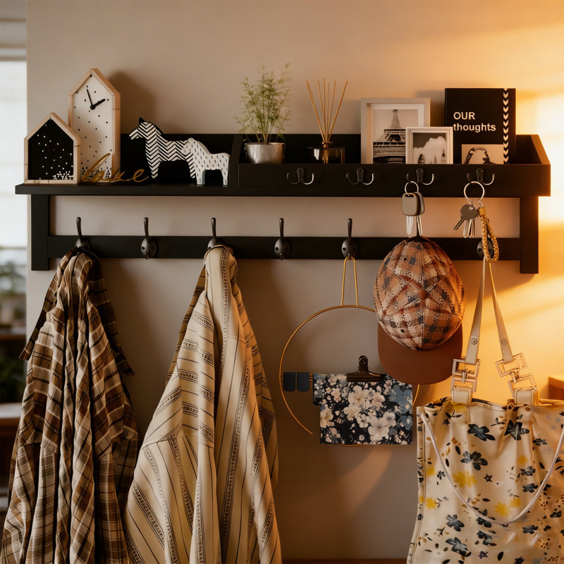 Floating Shelf, Black