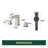 Widespread 8" Bathroom Faucet 3 Hole, 2-handle Bathroom Sink Faucet with Pop Up Drain Assembly-108920594
