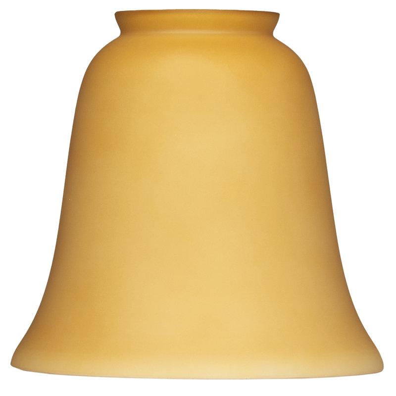 Abat-jour cloche en abricot