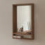Miroir mural rectangulaire en bois massif-1524257549