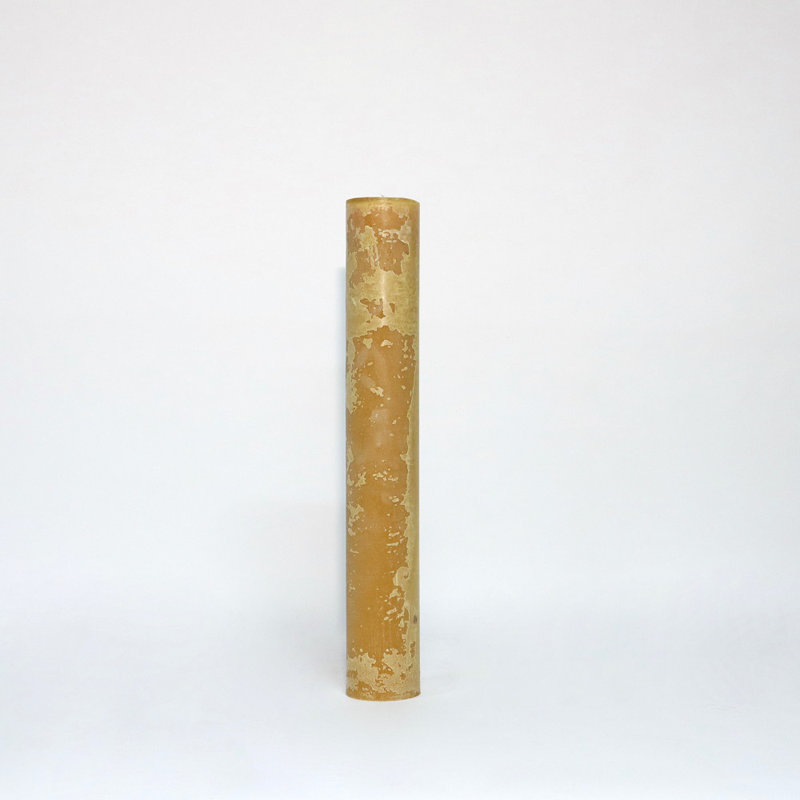 Unscented Pillar Candle, Chamois