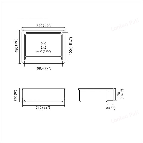 Dimensions du produit