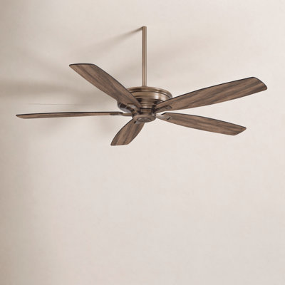 60" Kafe 5 - Blade Standard Ceiling Fan with Remote Control