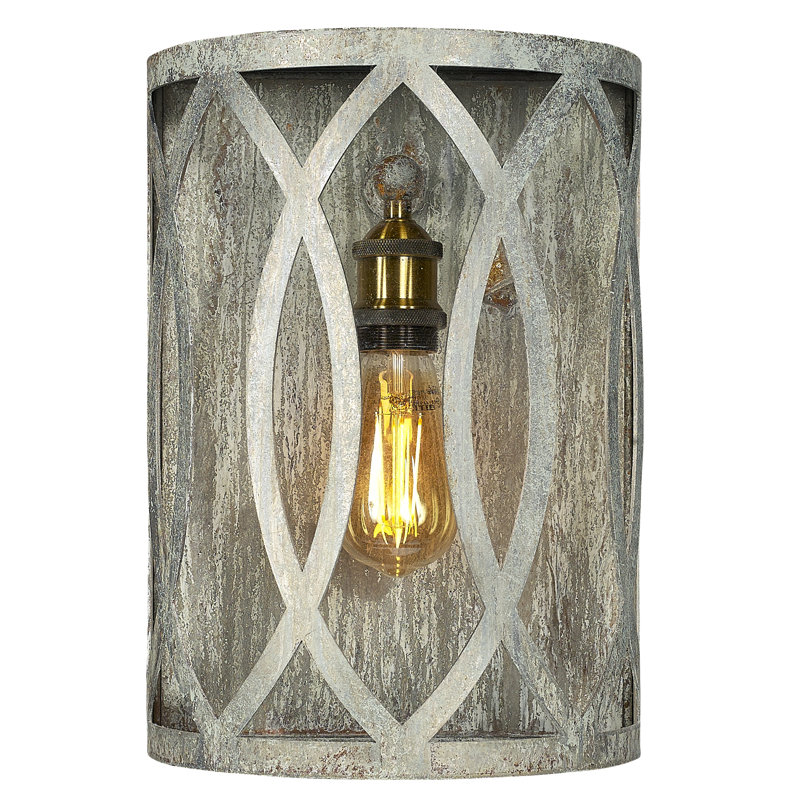 New Orleans 1 - Light Dimmable Plug-in Deep Ocean Flush Mounted Sconce