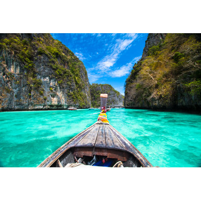 Wooden Boat - Photographie sur toile tendue