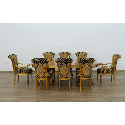 Maggiolini 9 - Piece Extendable Dining Set