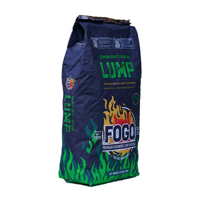 Fogo All Natural Brazilian Eucalyptus Blend Hardwood Lump Charcoal, 17.6 Pounds