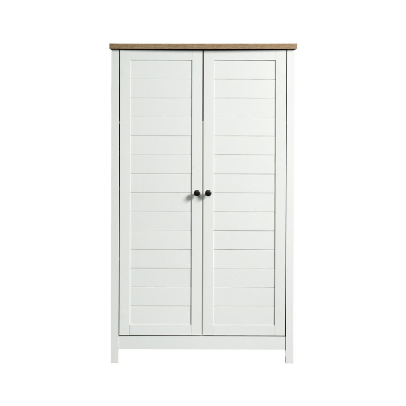 Armoire de rangement, finition blanche