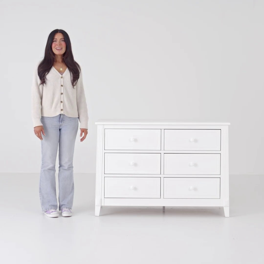 Sorelle Berkley 6 Drawer Double Dresser & Reviews