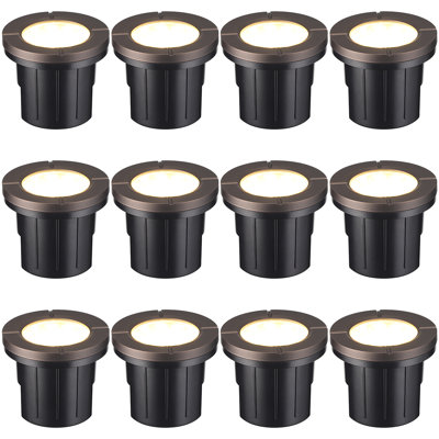 LED Landscape Well light Low Voltage In-Ground Lawn Light, IP67 Waterproof