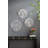 15.7" W X 16.1" H, White Botanic Breeze Modern Leaf Wall Art Decor-219473308