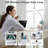 Desk Lamp With Wireless Charger, LED Desk Lamps For Home Office Eye-Caring CRI 90, 3 Colour Modes, Stepless Dimming Touch Table Lamp, Study Small White Lamp With Pen Holder For College Dorm