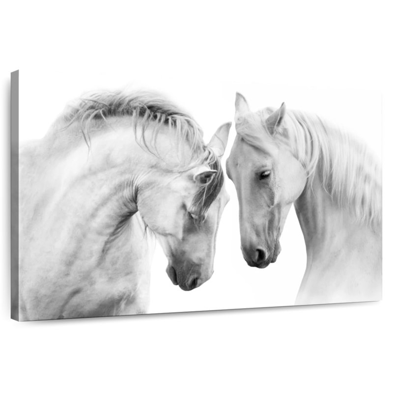 Brampt Horses Courting, 32" H x 48" W