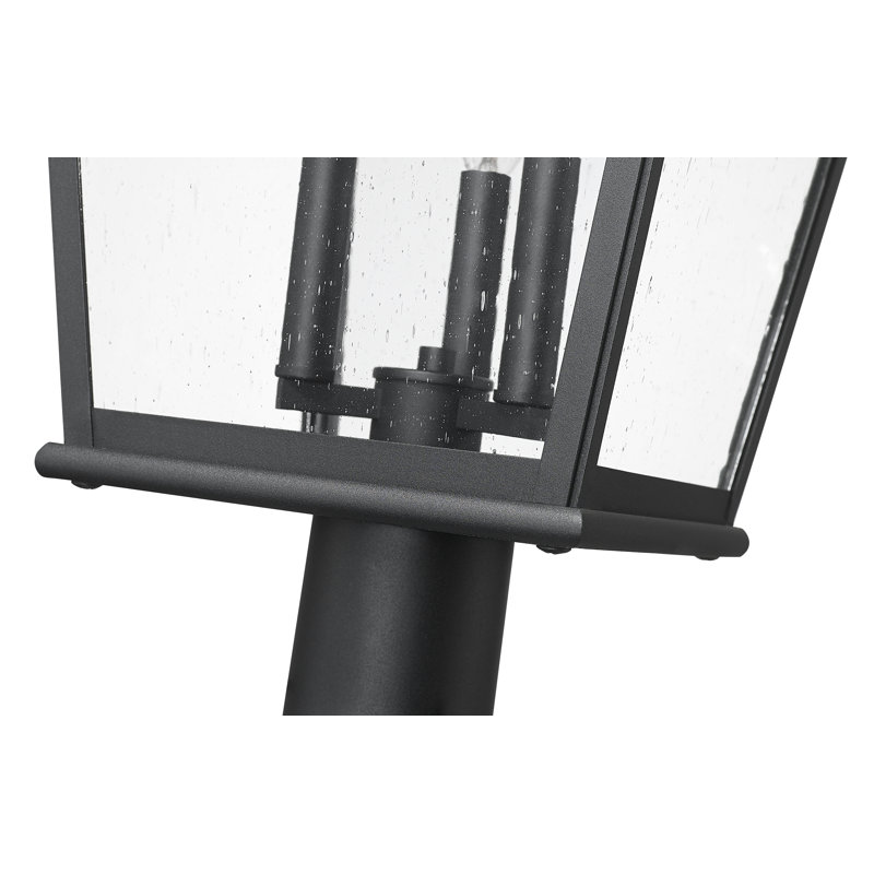 Raphael 122 inch Sand Black 3 Light Outdoor Post Mounted Fixture
