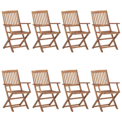 Nilla Folding Patio Dining Armchair with Cushion