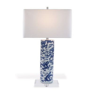 Lampe cylindrique dragon
