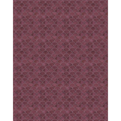Sunderland Art Deco Scallop Wallpaper