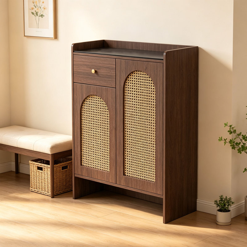 Armoire à chaussures de grande capacité de style chinois