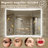 54"W X 36"H Smart Tri-Fold Bathroom Vanity LED Makeup Mirror Front/Backlit Lighting With Dual Light Strips With 5X Movable Magnetic Magnifier-477271713