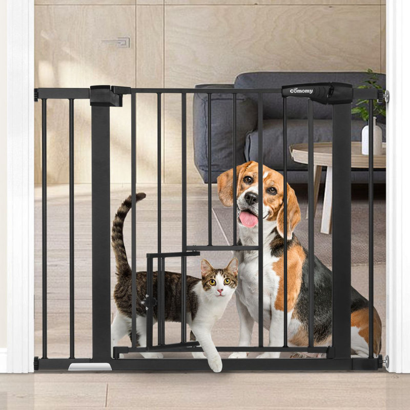 Barrière murale pour animaux, Noir