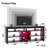 Inzel 63" TV Console for 70 inch TV, Tall TV Stand with Led, Media Console with Adjustable Storage Shelves-66286907