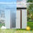 6Ft X 5Ft White Outdoor Metal Storage Shed - Galvanized Iron Frame Sturdiness Steel Panels Transparent Endurance Plate For Better Lighting Sliding Doors With Lock Simple Diy Assembly Construction To-122098289