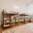 Full Size Metal Loft Bed For Bedroom/dorm With Charging Area And Led Light-119837705