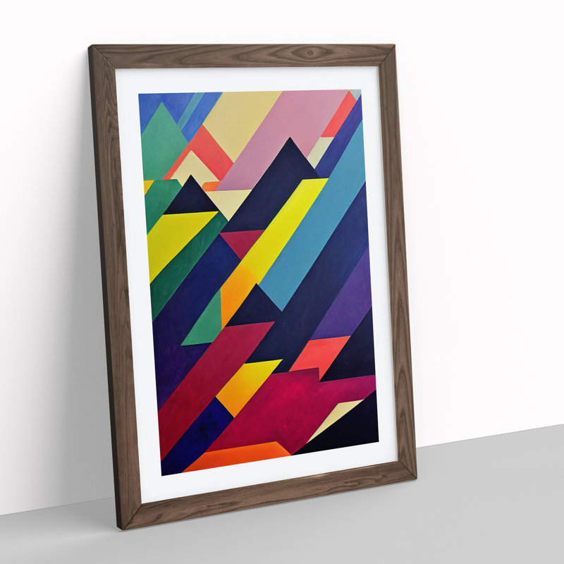 Positive Abstract Art - Wall Art, 46cm H x 34cm W x 2cm D, White, Paper