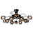 39'' Modern LED Ceiling Light with Integrated Fan and Remote-1793925019