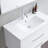 32-Inch White Ceramic Bathroom Sink, Fits 32-Inch Vanity,Pre-Drilled Faucet Hole,Modern Minimalist Design,Durable & Easy To Clean