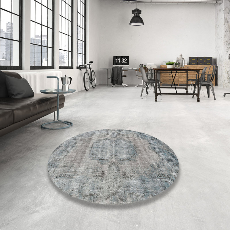 Iyed Oriental Indoor Rug, Round 3'