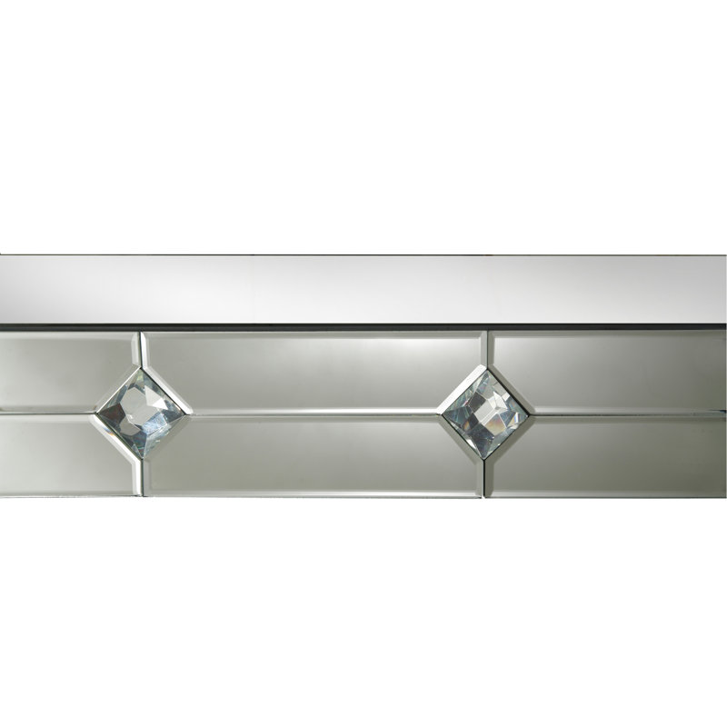 Console miroir et faux strass (assemblée)