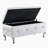 Upholstered Storage Ottoman Bench For Bedroom End Of Bed Faux Leather Rectangular Storage Benches Footrest With Crystal Buttons For Living Room Entryway-1977612123