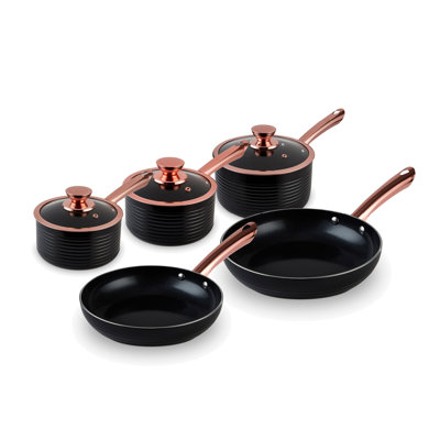 8 - Piece Non-Stick Aluminum Cookware Set