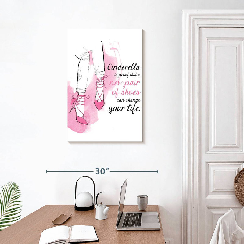 Tergel Cinderella Shoes, 30" H x 20" W